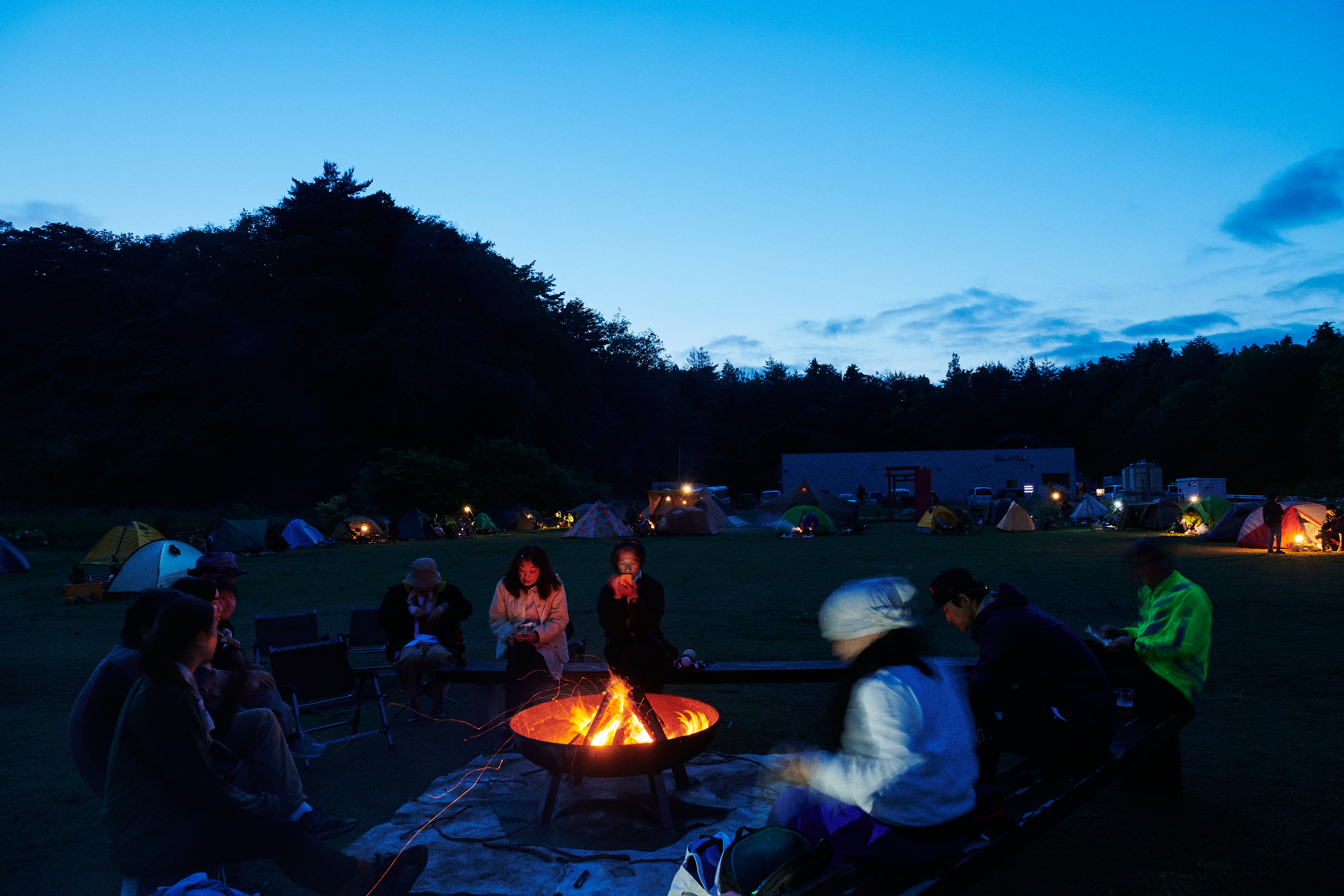 みんなで楽しむBIKE & CAMPの風景